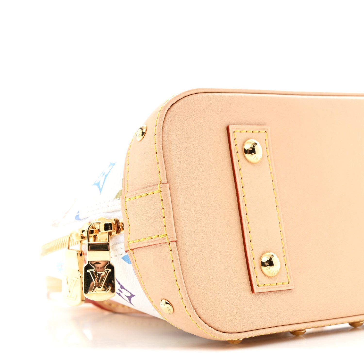 Louis Vuitton LV x TM Monogram Multicolor Alma BB White 8 of 10