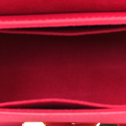 Louis Vuitton Taurillon Smooth Calfskin Scrunchie Twist One Handle PM Pondichery Pink 6 of 11