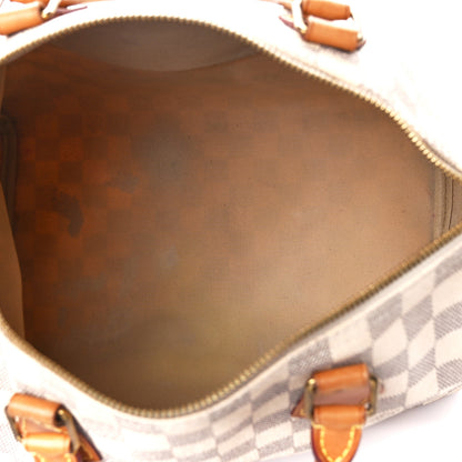 Louis Vuitton Damier Azur Speedy Bandouliere 30 5 of 15