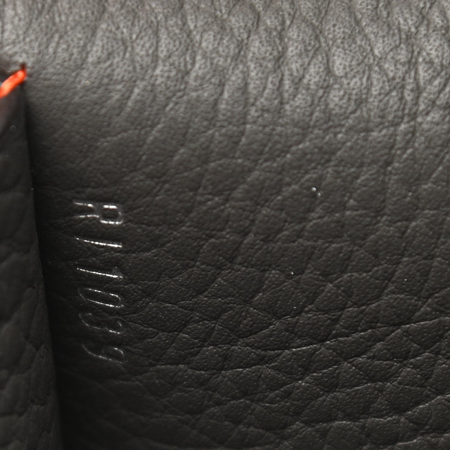 Taurillon Gex Envelope Passport Holder Capucine