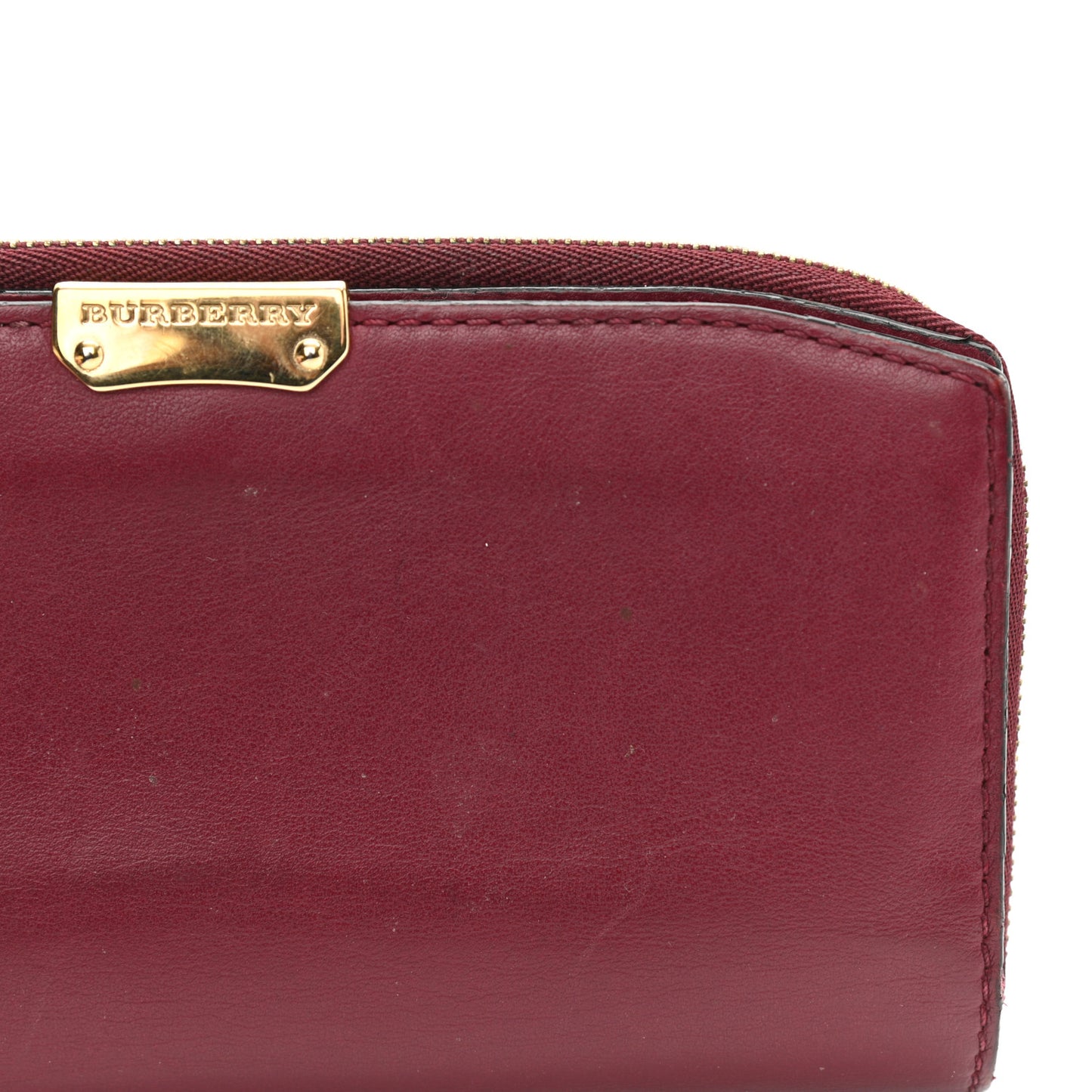 Calfskin Alvington Continental Wallet Peony Rose
