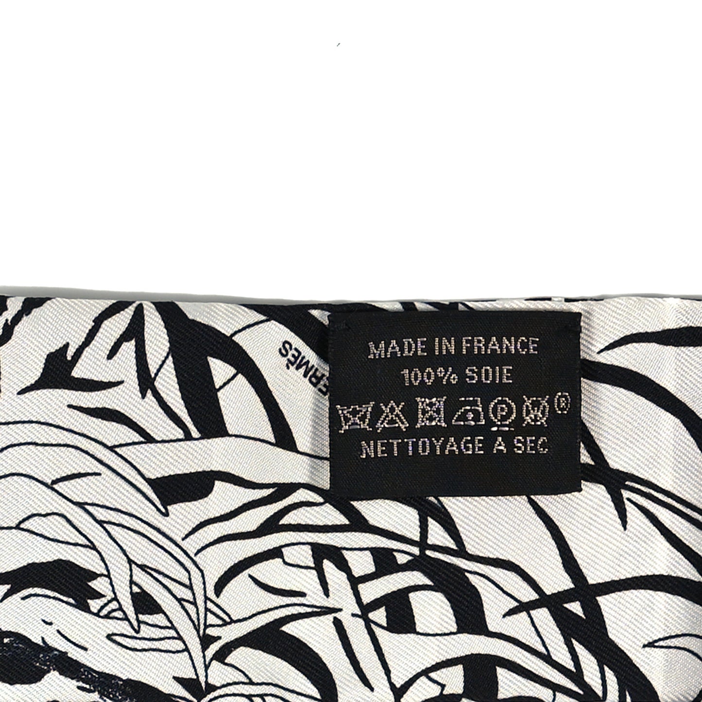 Silk Jungle Love Rainbow Twilly Gris Black White