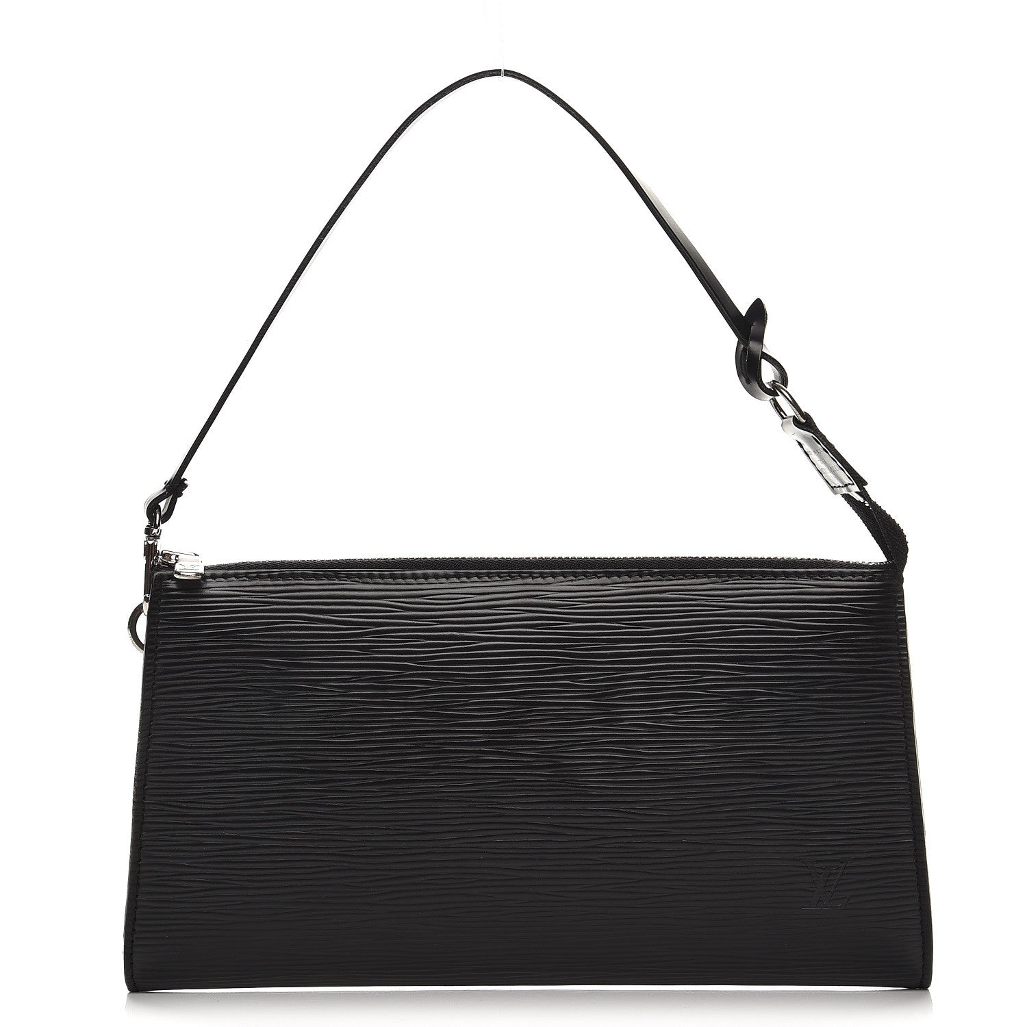 Louis Vuitton Epi Pochette Accessories 24 Black 1 of 7