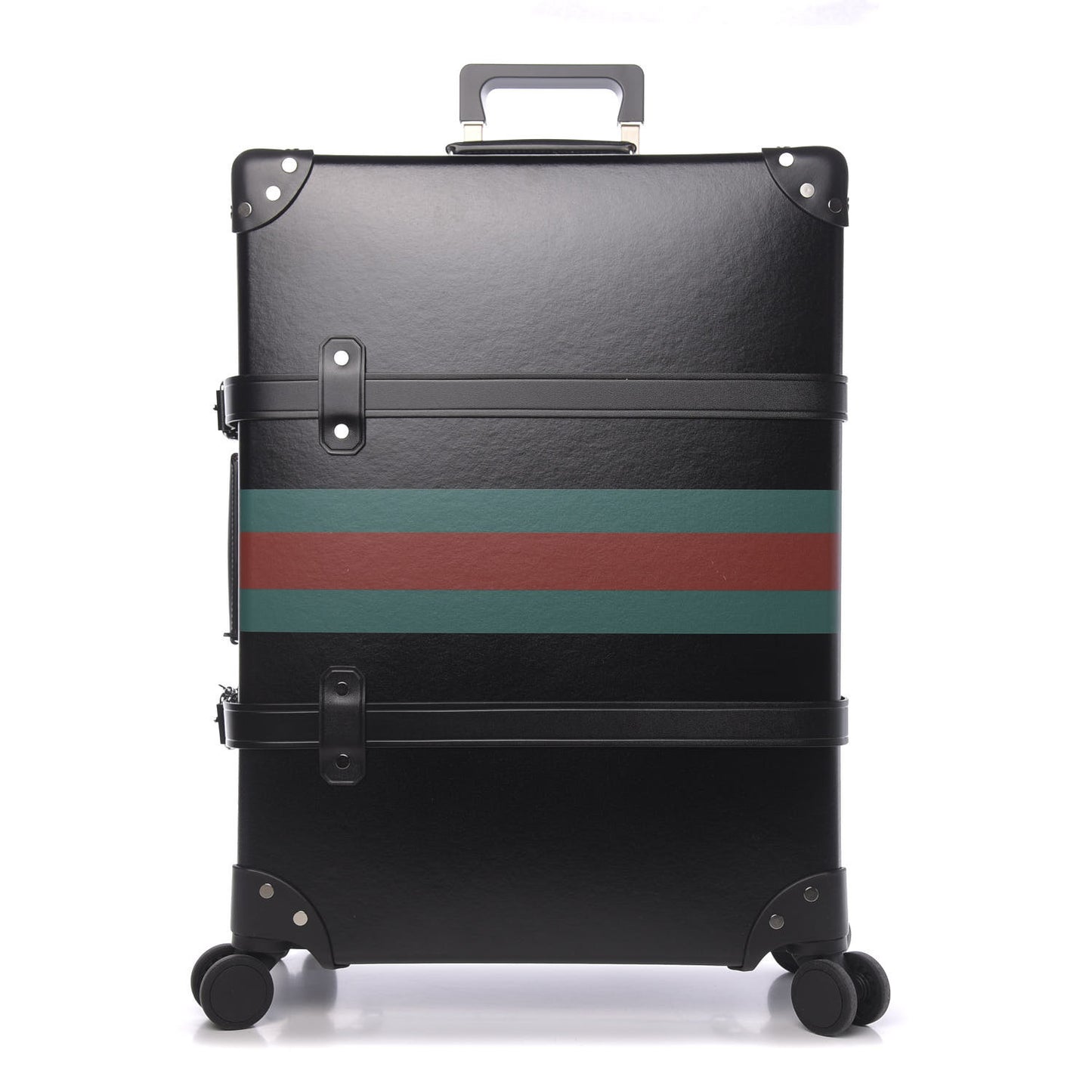 Calfskin Web Globe-Trotter Carry-On Black