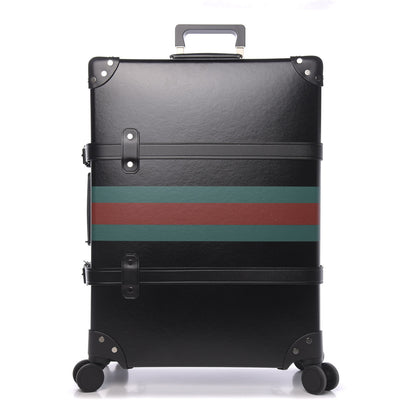 Gucci Calfskin Web Globe-Trotter Carry-On Black 1 of 10