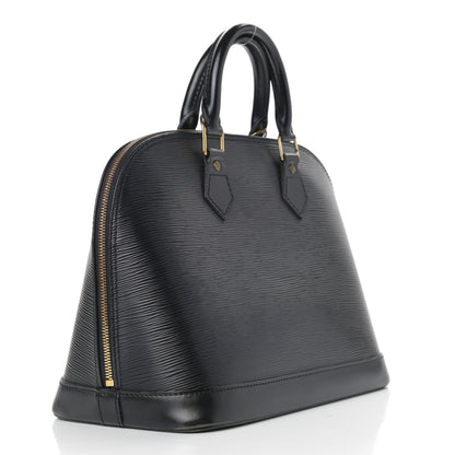 Louis Vuitton Epi Alma PM Black 3 of 13