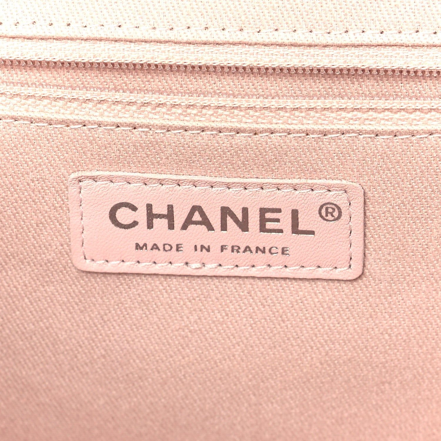 Chanel Caviar Quilted CC Large Clutch Light Pink 6 of 9