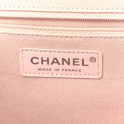 Chanel Caviar Quilted CC Large Clutch Light Pink 6 of 9