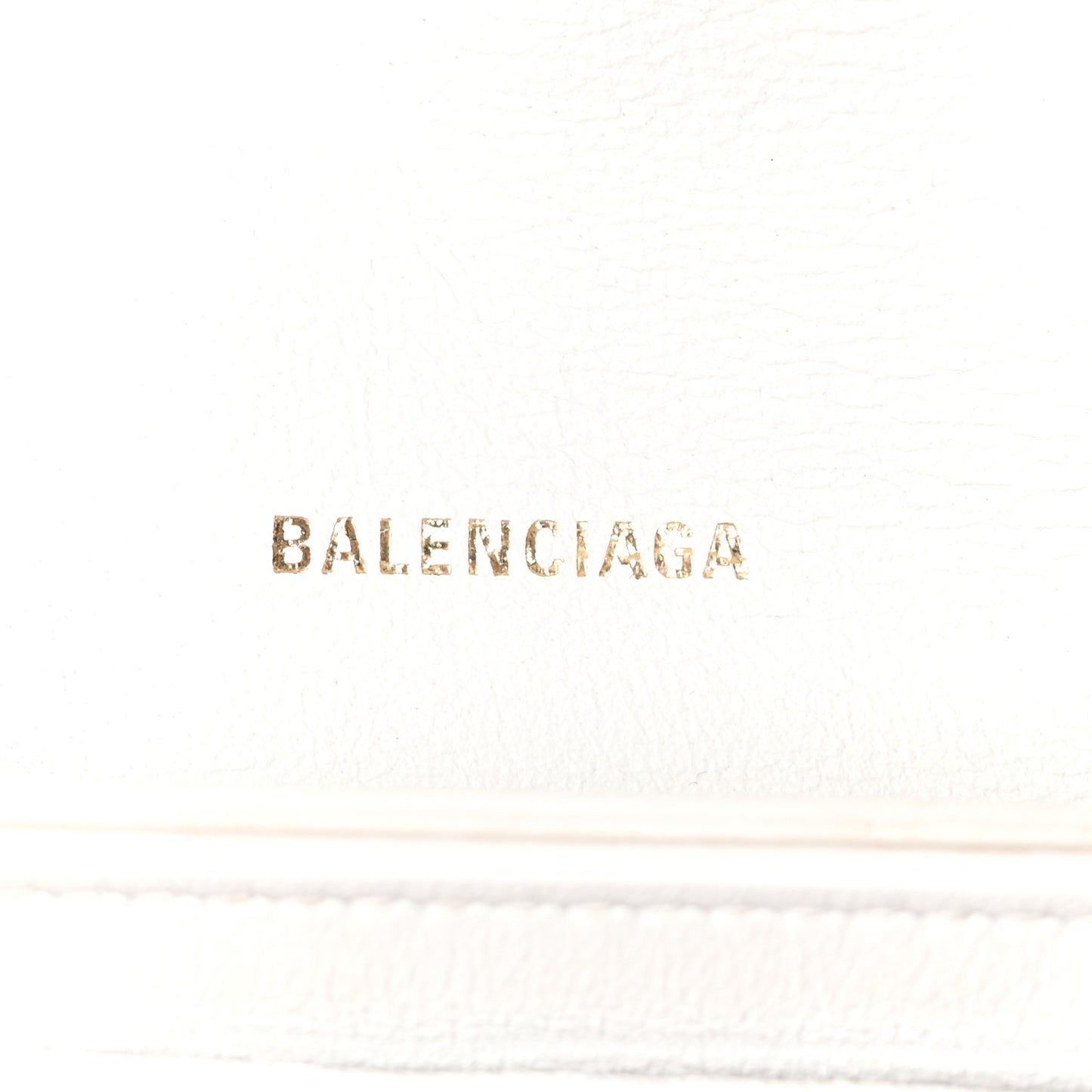 Calfskin Crocodile Small Crush Chain Bag White
