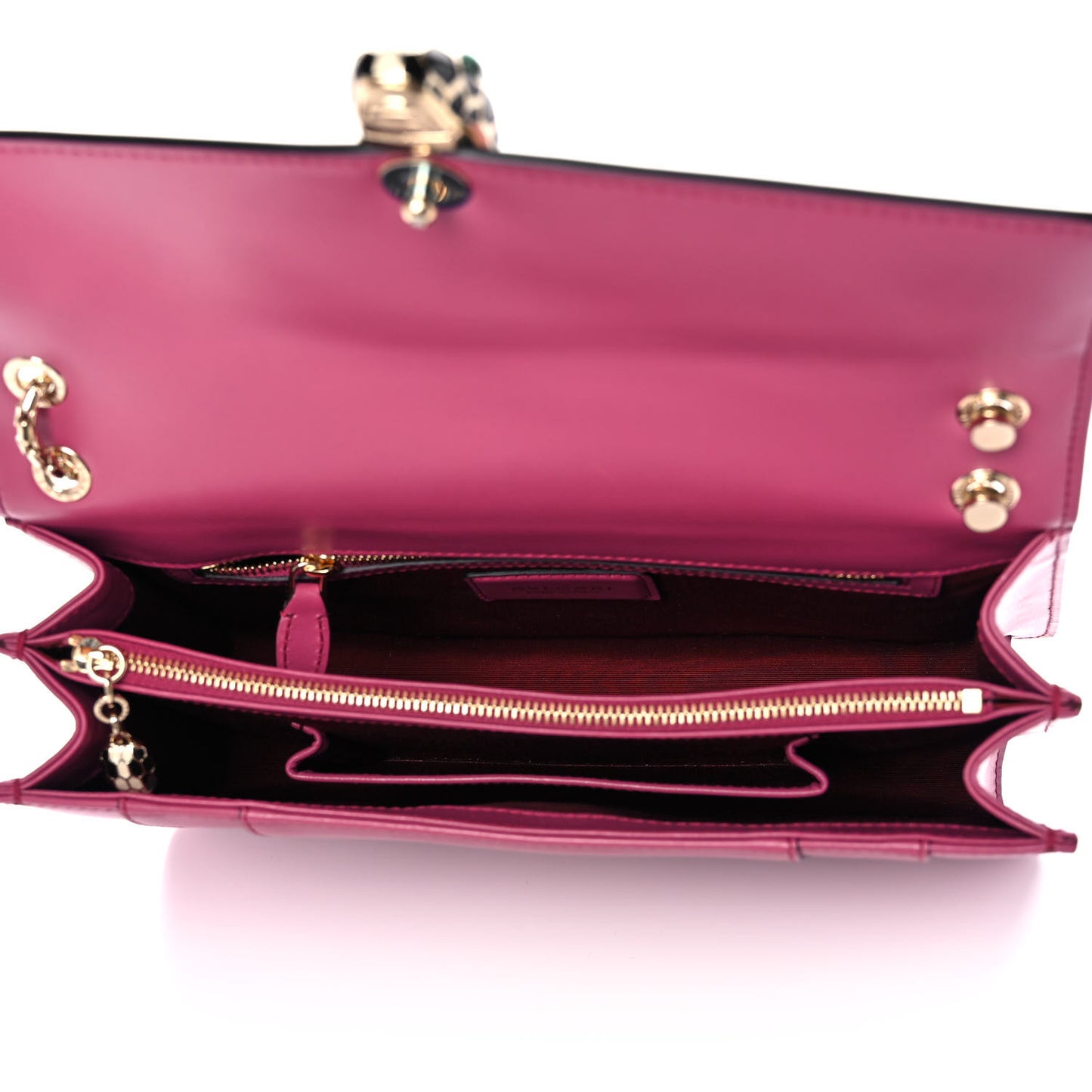 Calfskin Serpenti Forever Shoulder Bag Pink
