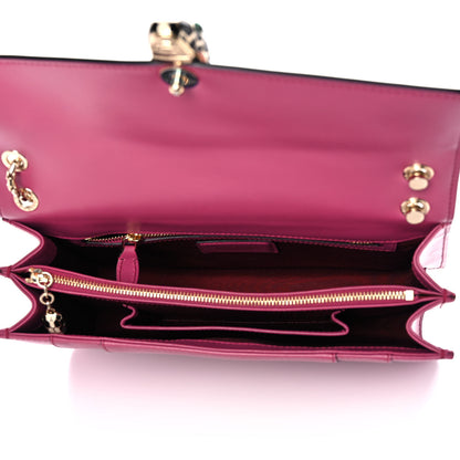 Bulgari Calfskin Serpenti Forever Shoulder Bag Pink 4 of 13