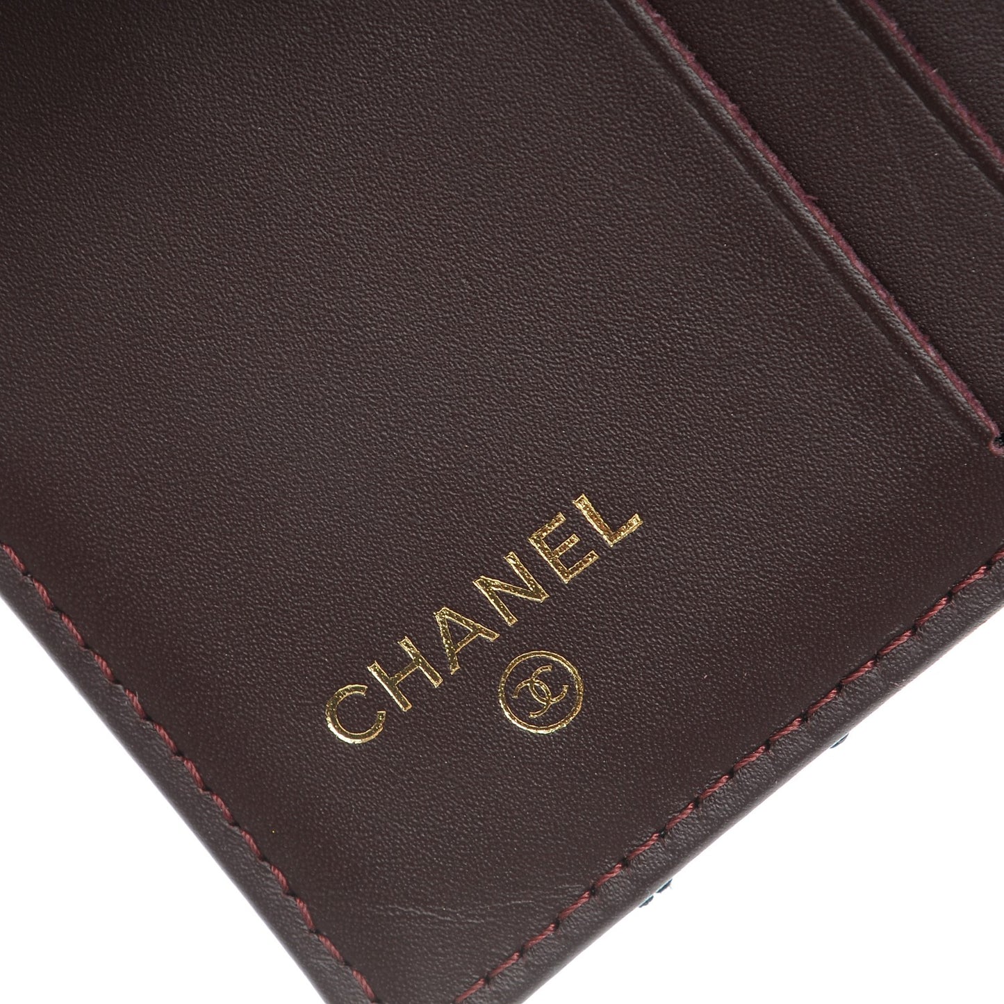 Caviar Quilted Compact French Flap Wallet Black