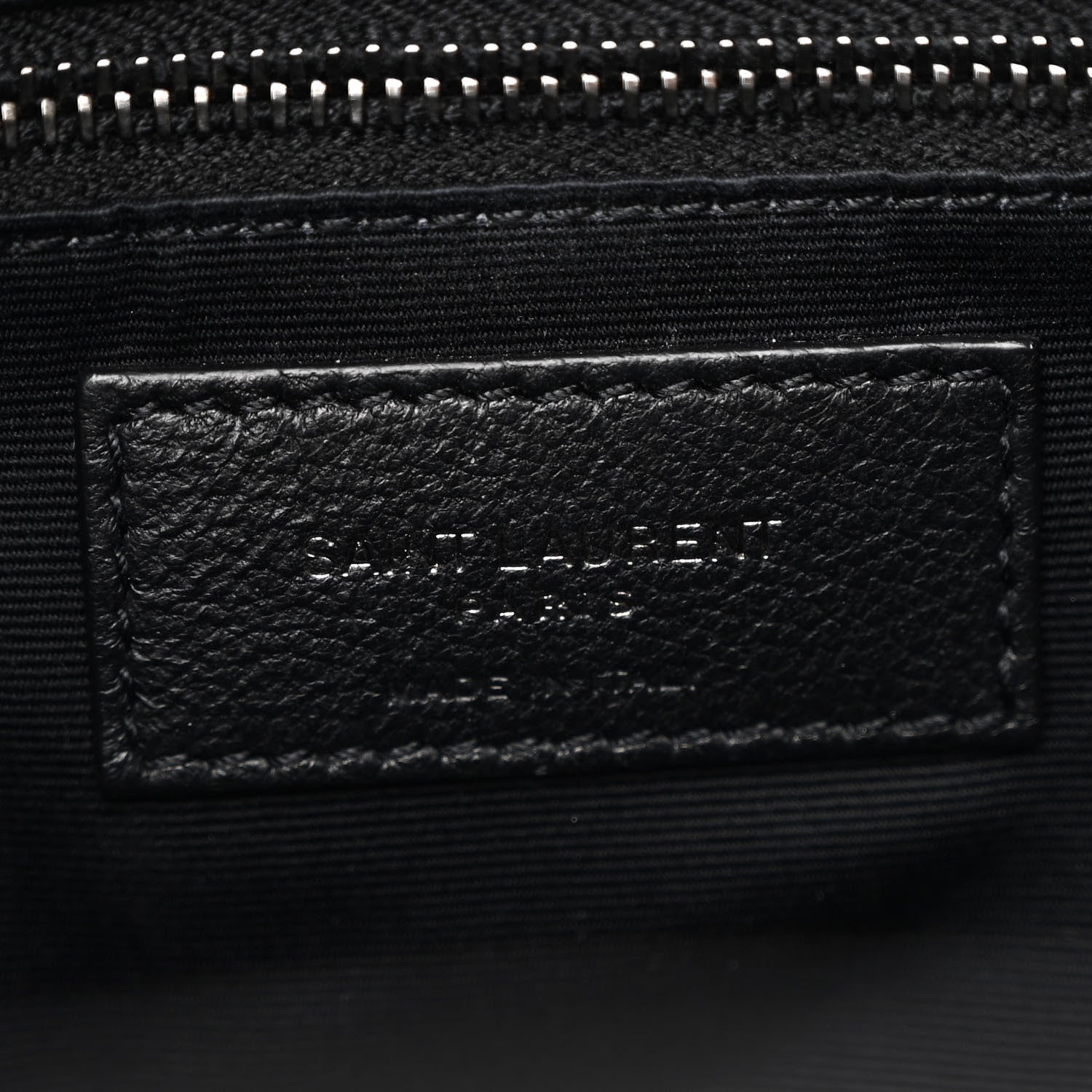 Saint Laurent Crinkled Calfskin Matelasse Monogram Medium Niki Shopper Tote Black 6 of 11