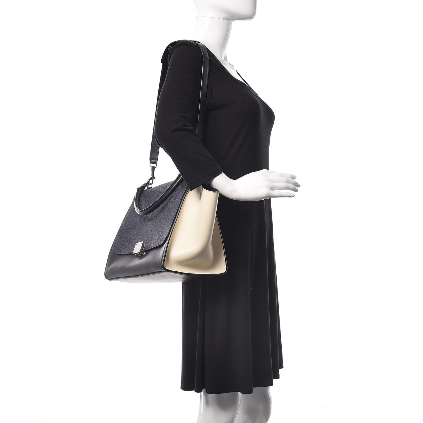 Calfskin Medium Tri-Color Trapeze