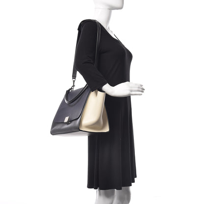 Celine Calfskin Medium Tri-Color Trapeze 2 of 12