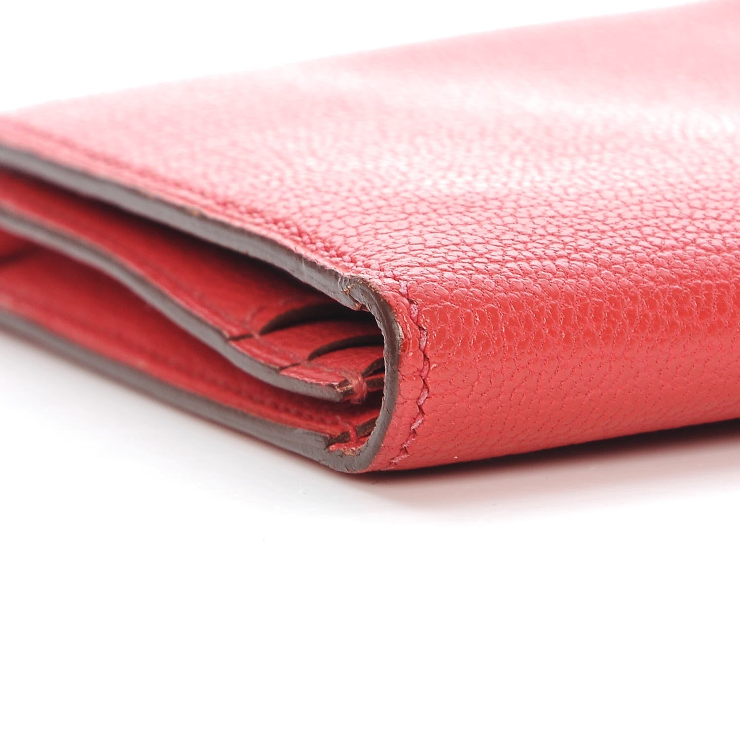 Hermes Chevre Mysore Bearn Gusset Wallet Bougainvillea 8 of 9