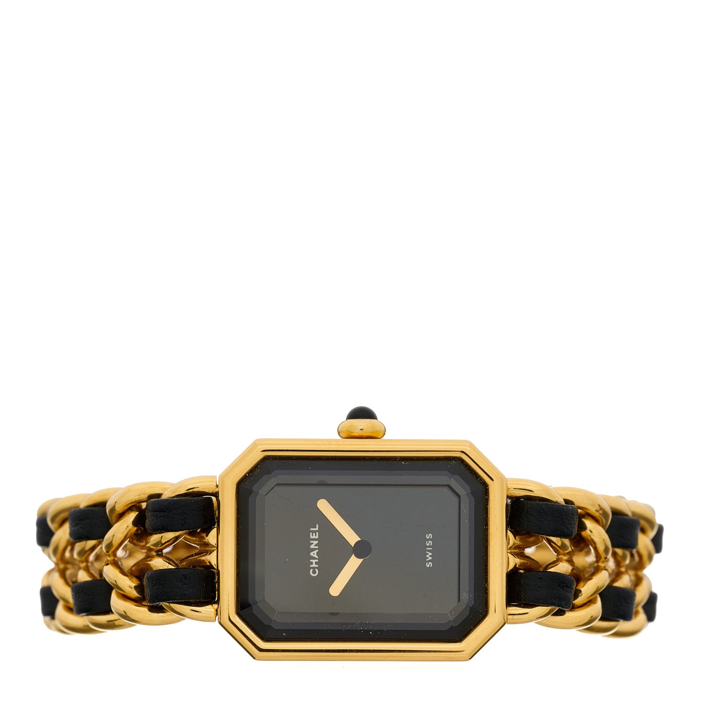 Stainless Steel Lambskin 20mm Chain Premiere Quartz Watch Gold M