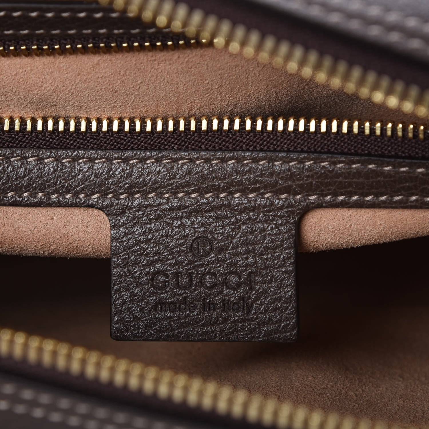 Gucci GG Supreme Monogram Web Small Ophidia Shoulder Bag Brown 6 of 7