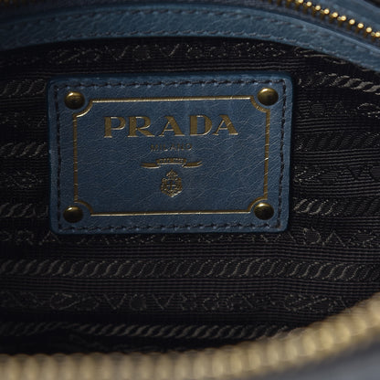Prada Vitello Shine Shopping Satchel Avio 6 of 14