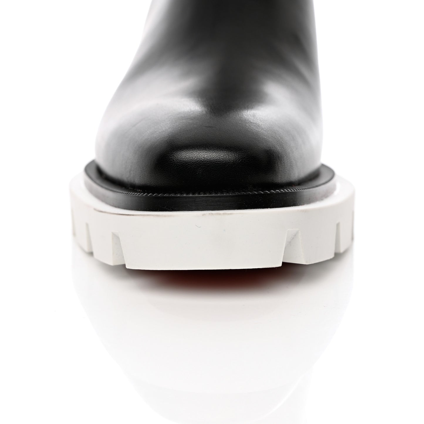 Calfskin Maxiboot Boots 37 Black