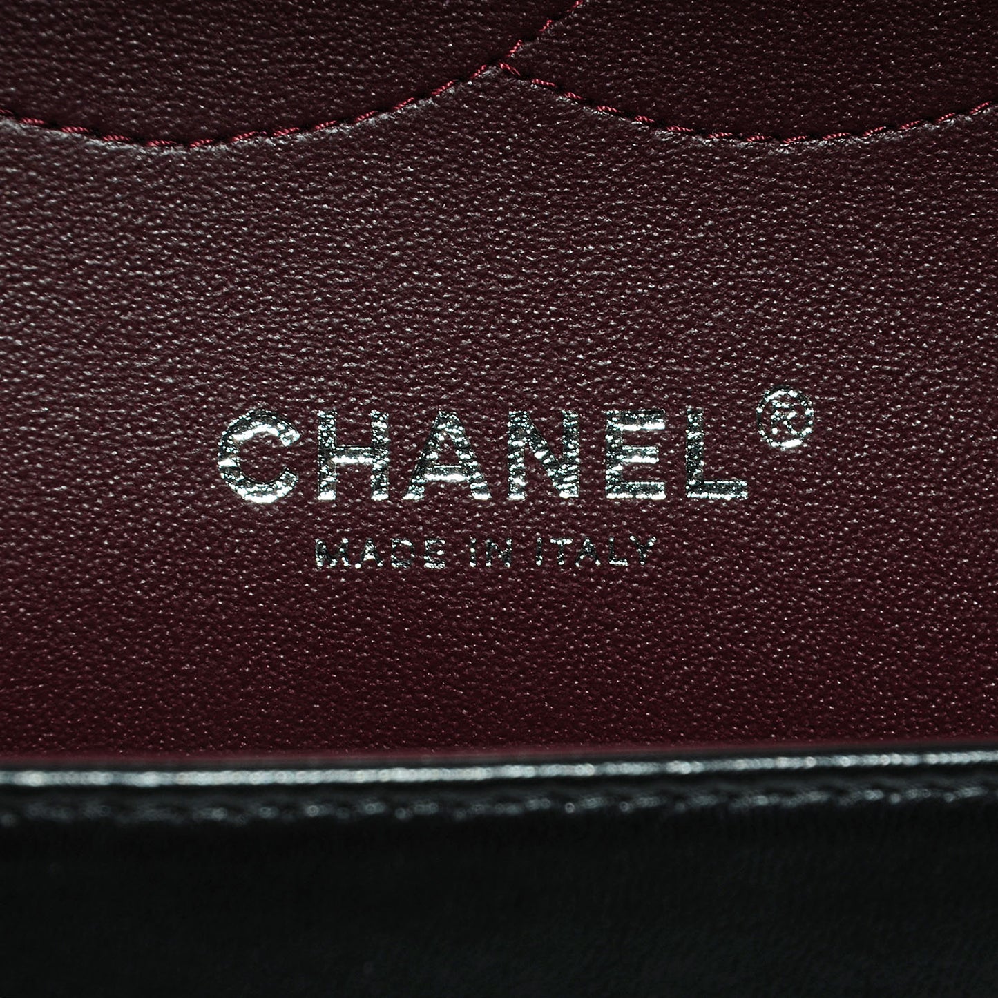 Lambskin Quilted Jumbo Double Flap Black