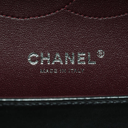 Chanel Lambskin Quilted Jumbo Double Flap Black 7 of 8