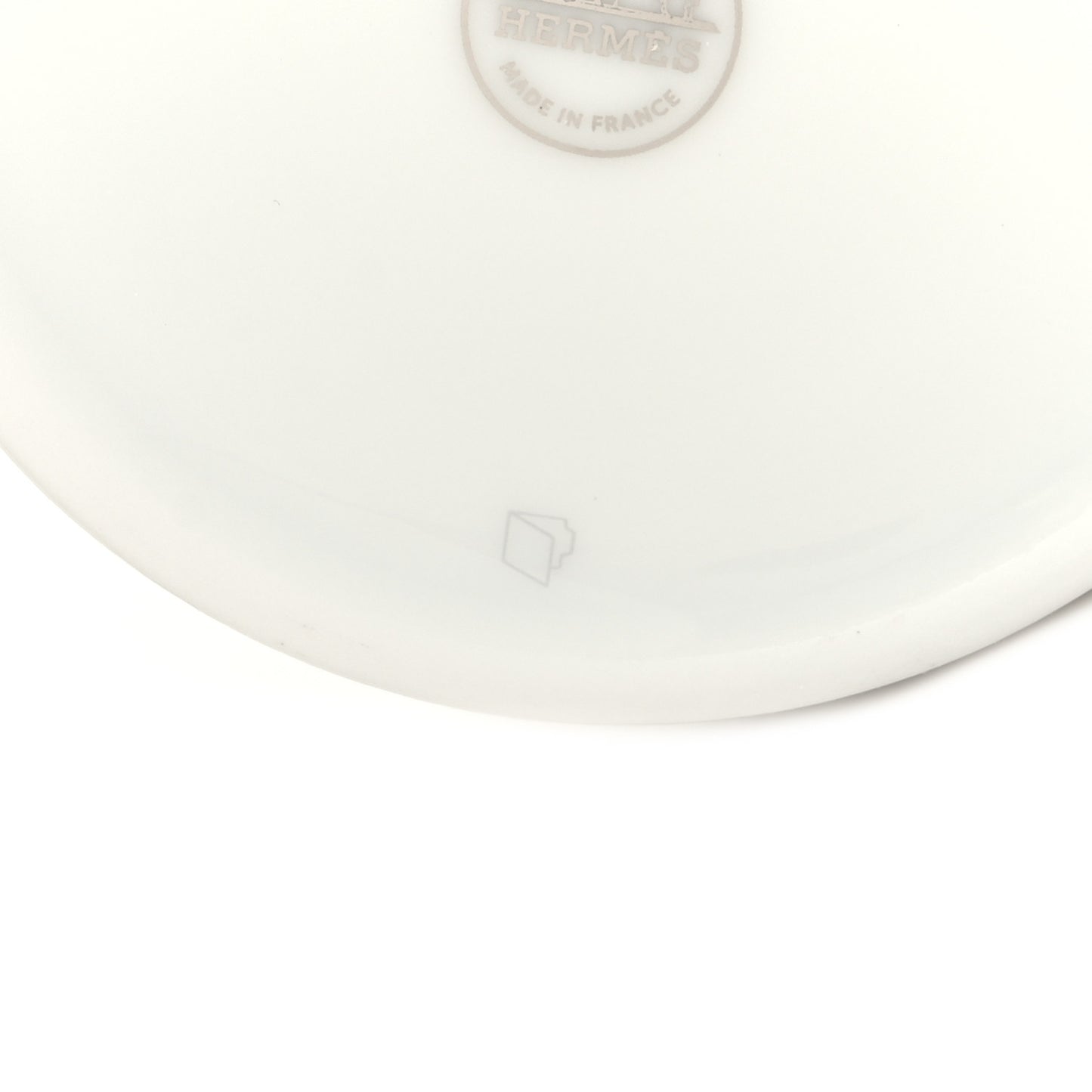 Porcelain Platinum Chaine d'Ancre Tea Cup and Saucer Set of 2