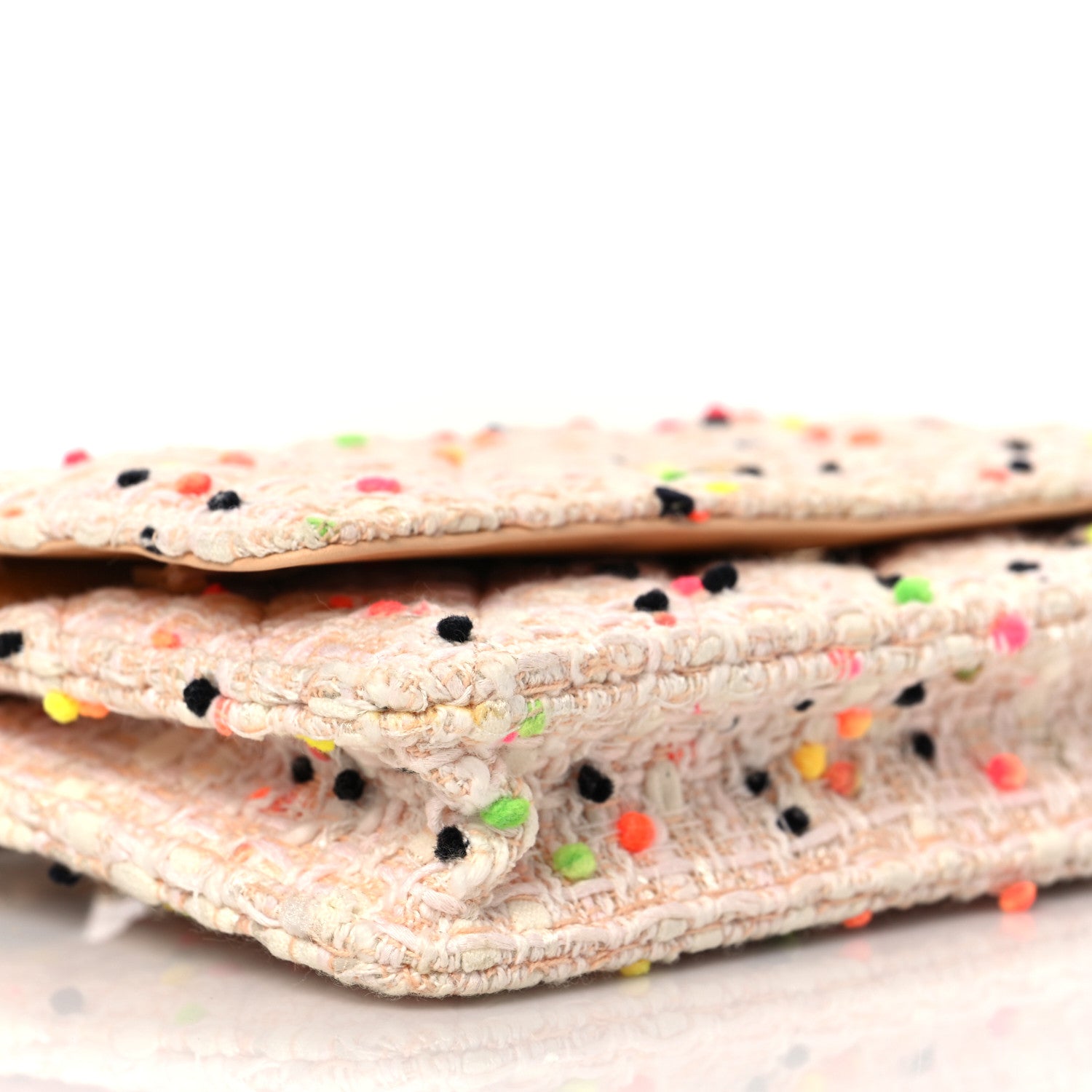 Chanel Candy Cotton Tweed & Beach Ball Wallet On Chain WOC Multicolor 8 of 9