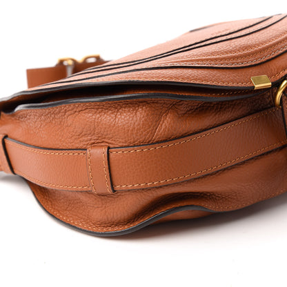 Chloe Calfskin Medium Marcie Round Crossbody Bag Tan 6 of 10