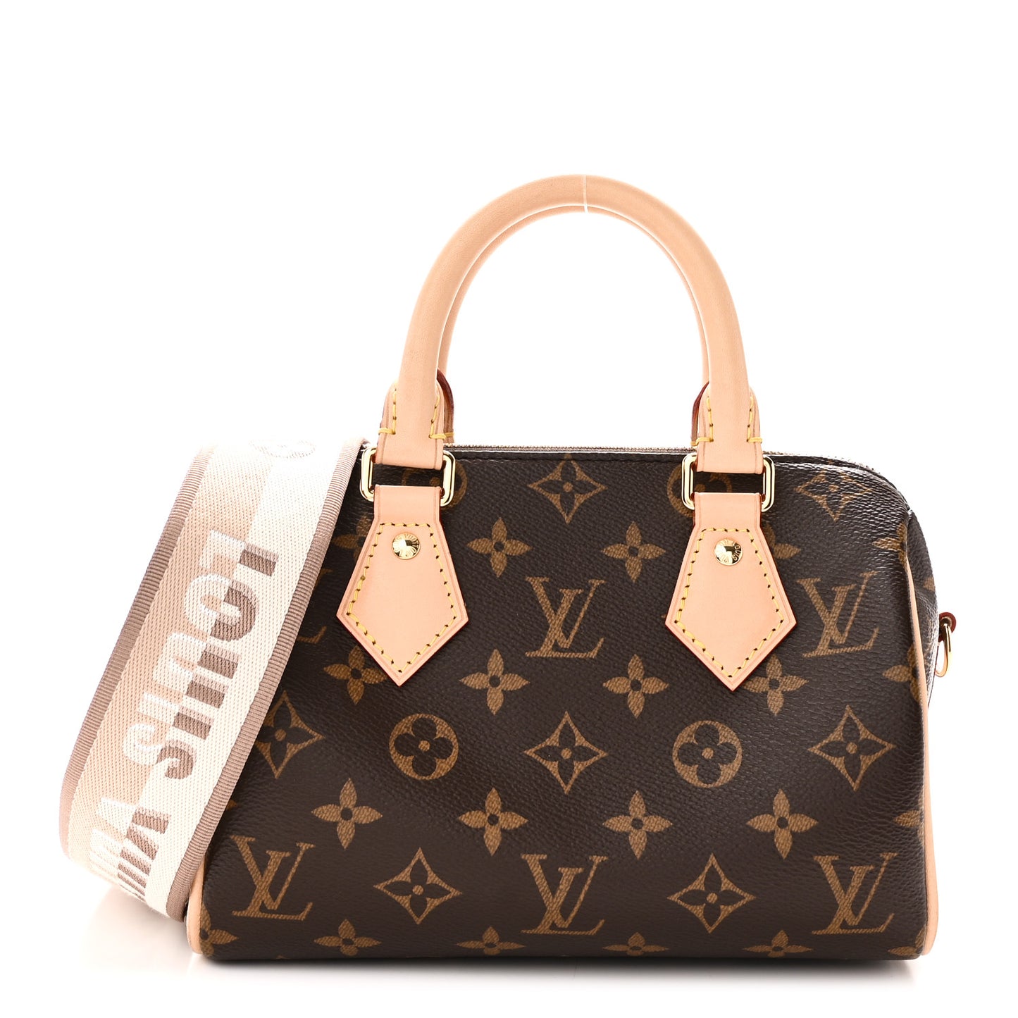 Monogram Speedy Bandouliere 20 Beige