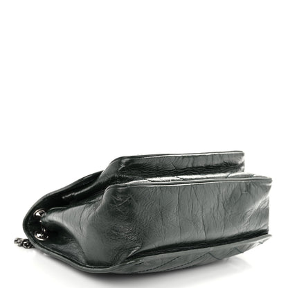 Saint Laurent Crinkled Calfskin Matelasse Monogram Medium Niki Chain Satchel Military Olive 4 of 11
