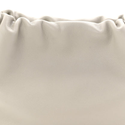 Loewe Mellow Nappa Donut Chain Medium Flamenco Knot Clutch Shell Grey 8 of 10