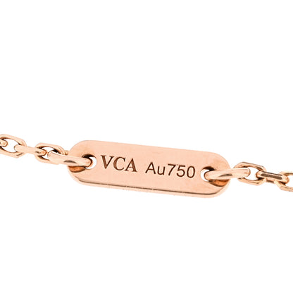 Van Cleef & Arpels 18K Rose Gold Sweet Alhambra Bracelet 3 of 5