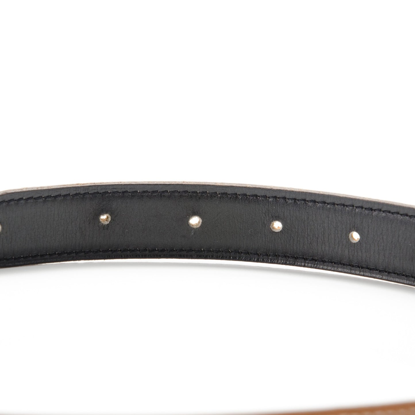 Togo Box 24mm Mini Constance H Belt Black Gold