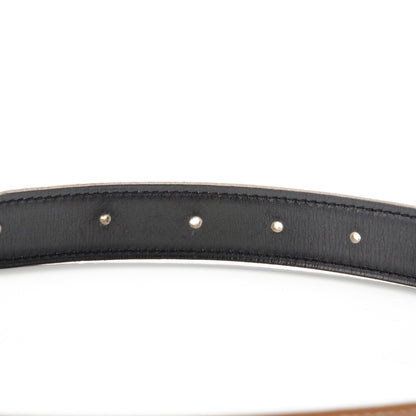 Hermes Togo Box 24mm Mini Constance H Belt Black Gold 4 of 7