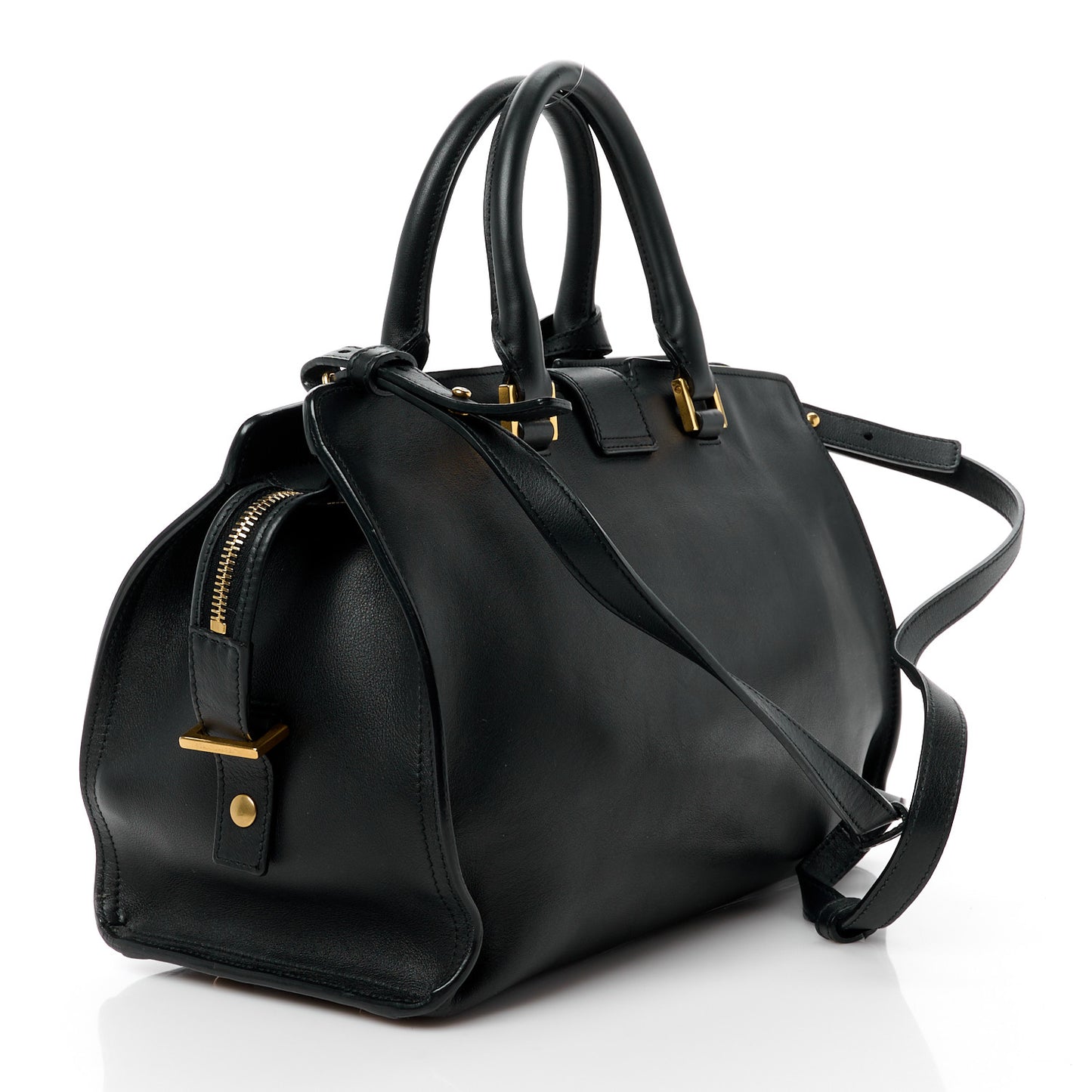 Calfskin Small Classic Y Cabas Black