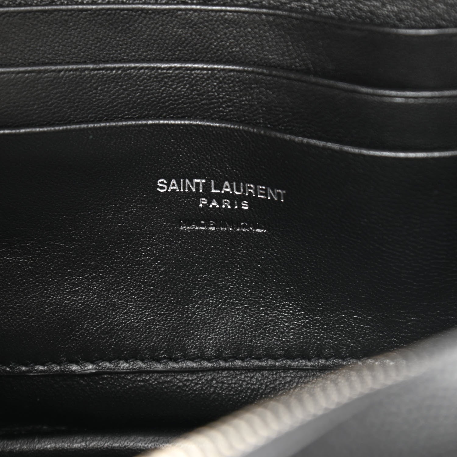 Saint Laurent Grain De Poudre Matelasse Monogram Mini Lou Camera Bag Black 5 of 9