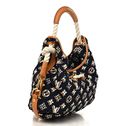 Louis Vuitton Canvas Monogram Cruise Bulles MM Navy 3 of 10