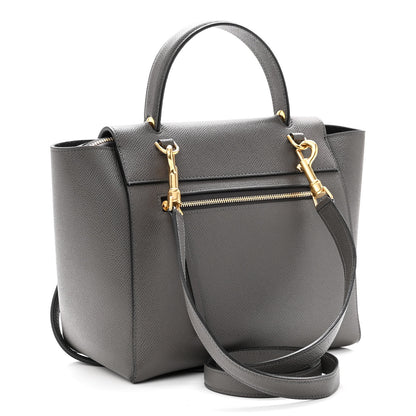 Celine Grained Calfskin Micro Belt Bag Grey 2 of 10