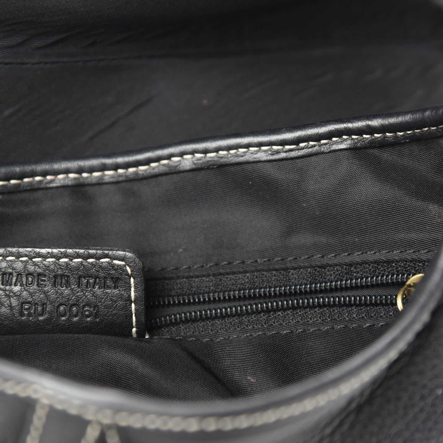 Christian Dior Calfskin Double Saddle Bag Black 13 of 14