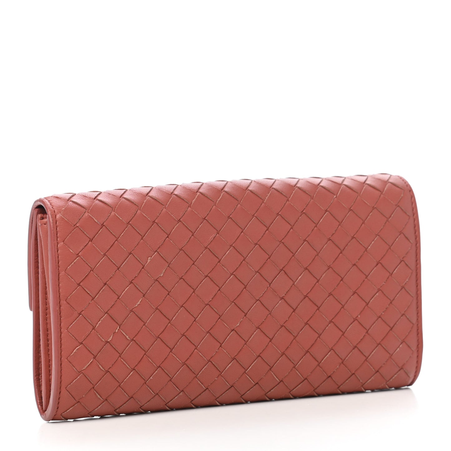 Nappa Intrecciato Continental Wallet Pompei