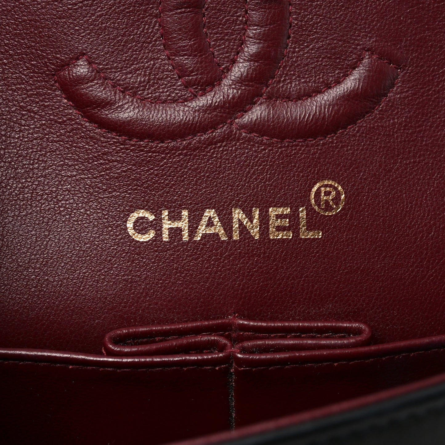 Lambskin Quilted Small Double Flap Black