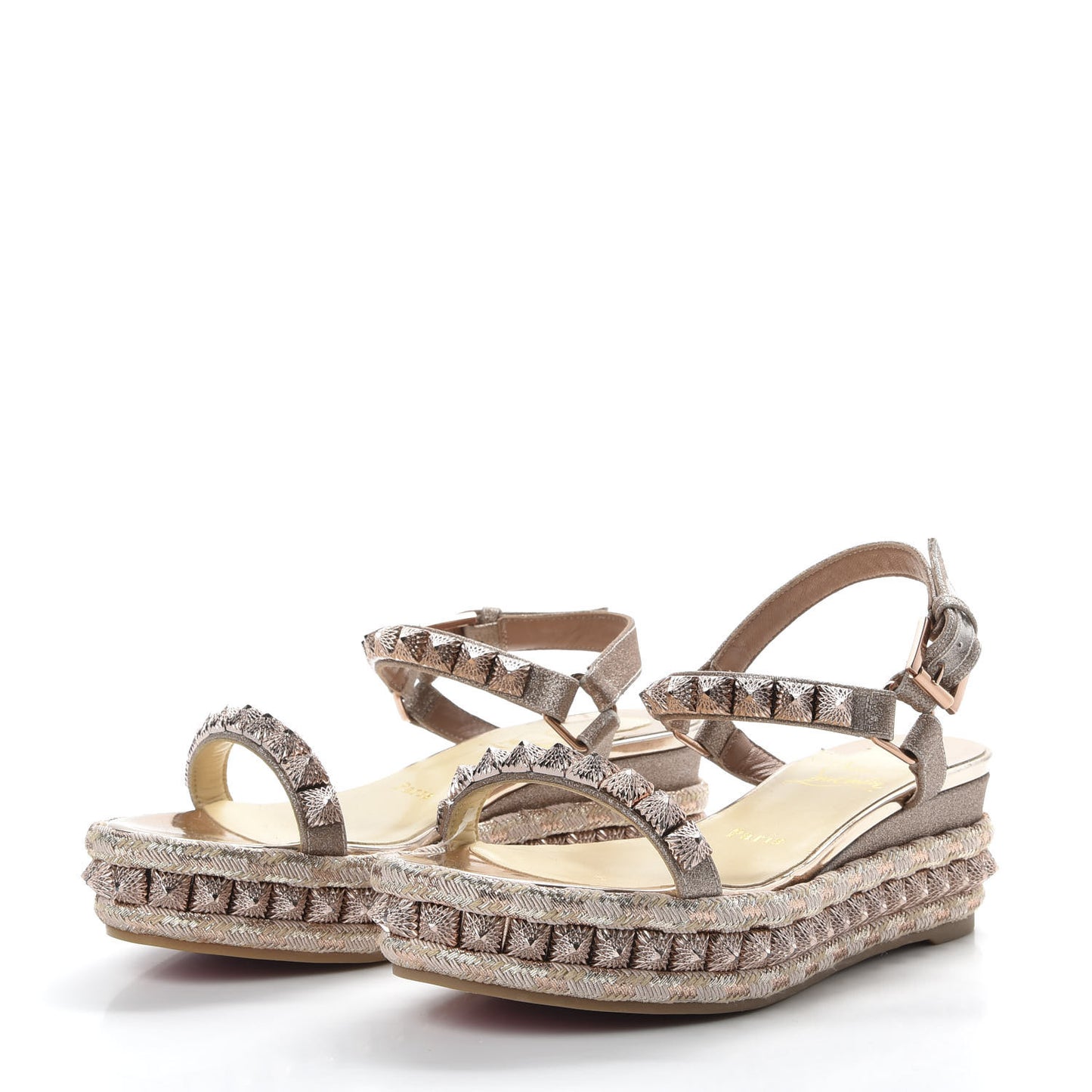 Glitter Mini Specchio Vintage Pyraclou 60 Platform Sandals 36 Courtisane