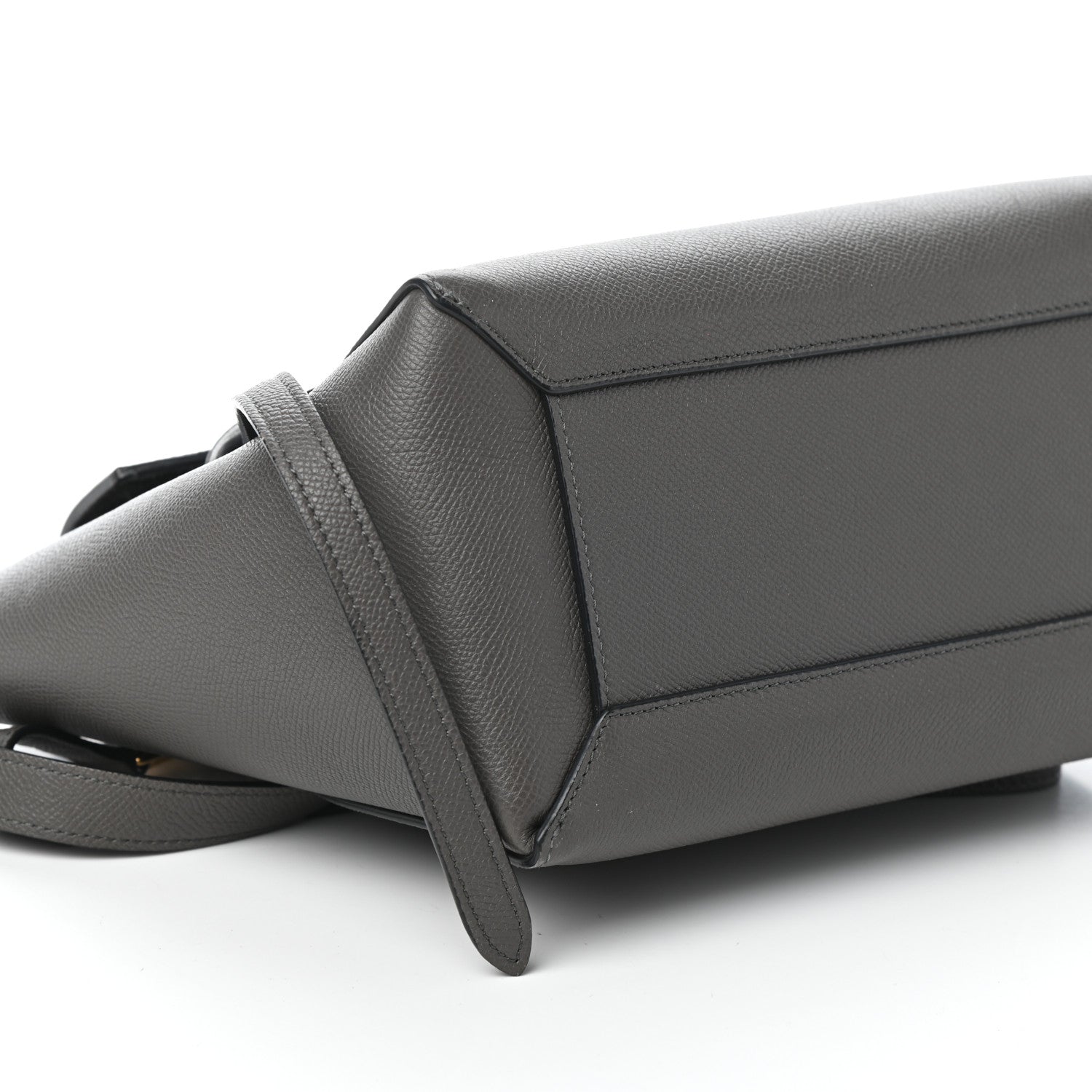 Celine Grained Calfskin Micro Belt Bag Grey 8 of 9