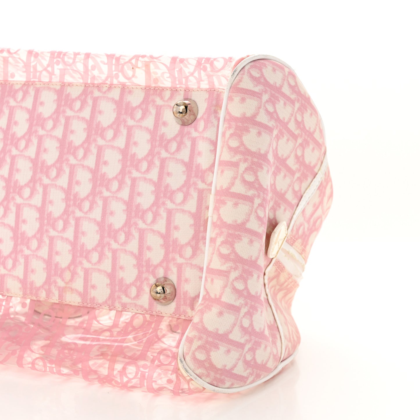 Monogram PVC Bowler Pink