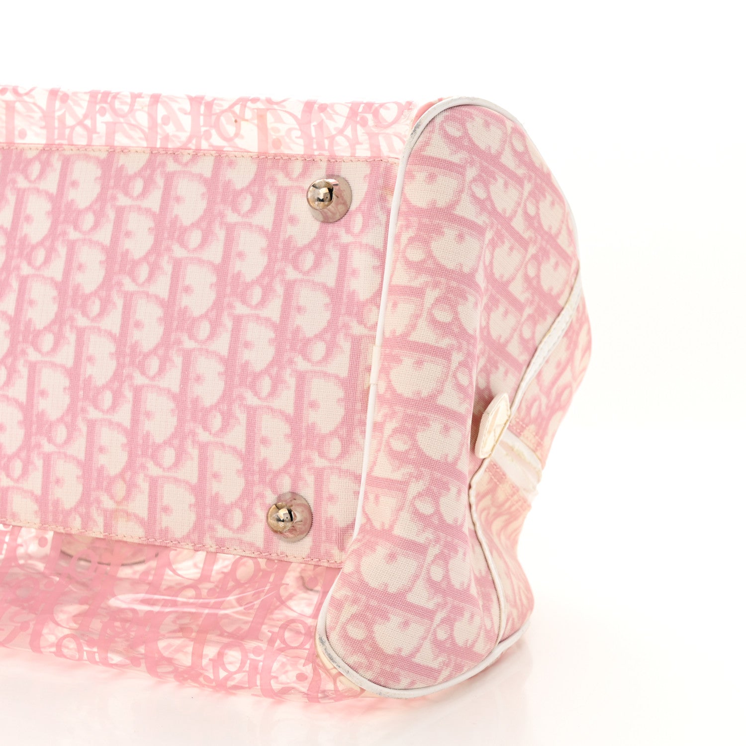 Christian Dior Monogram PVC Bowler Pink 10 of 20