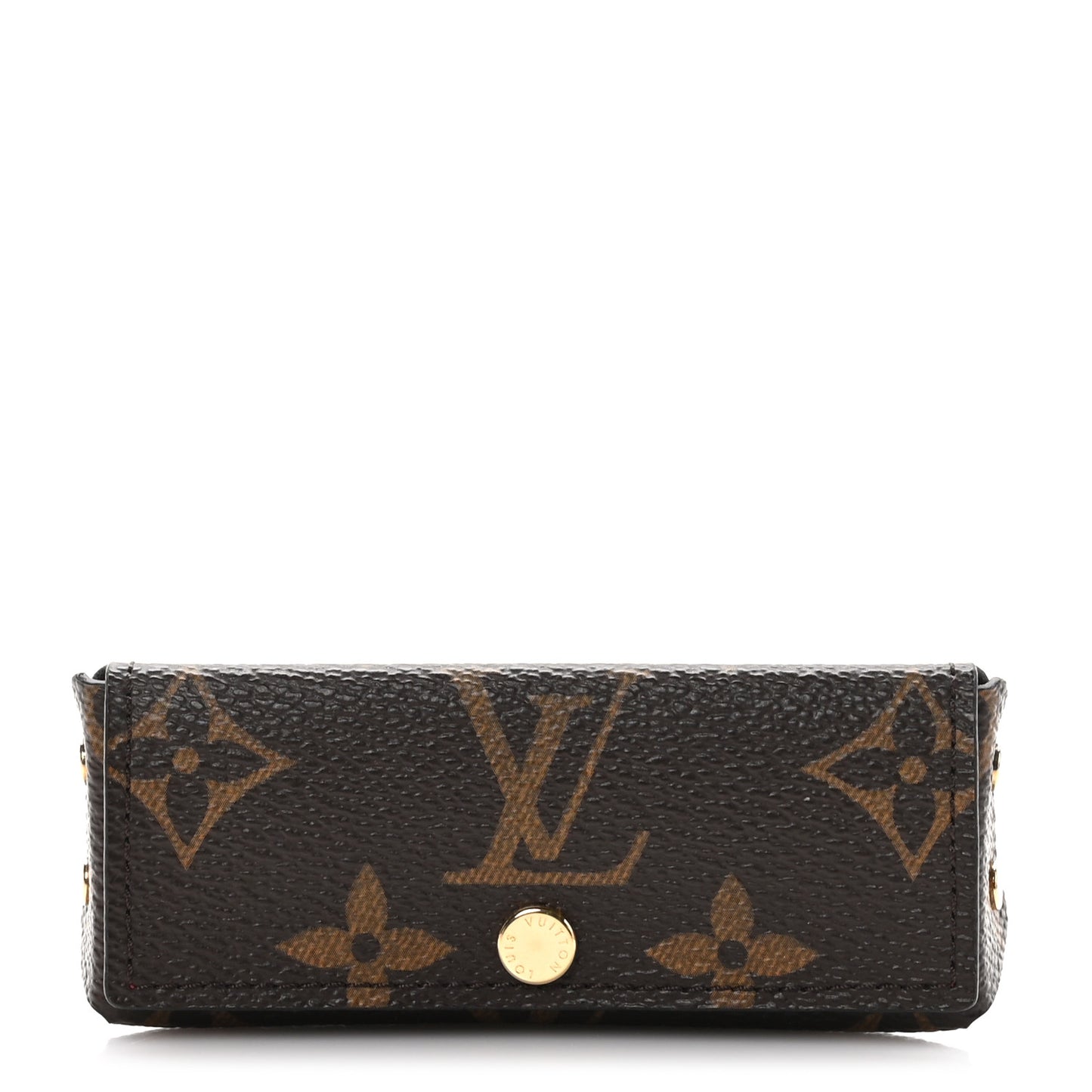 Monogram Lipstick Case Fuchsia