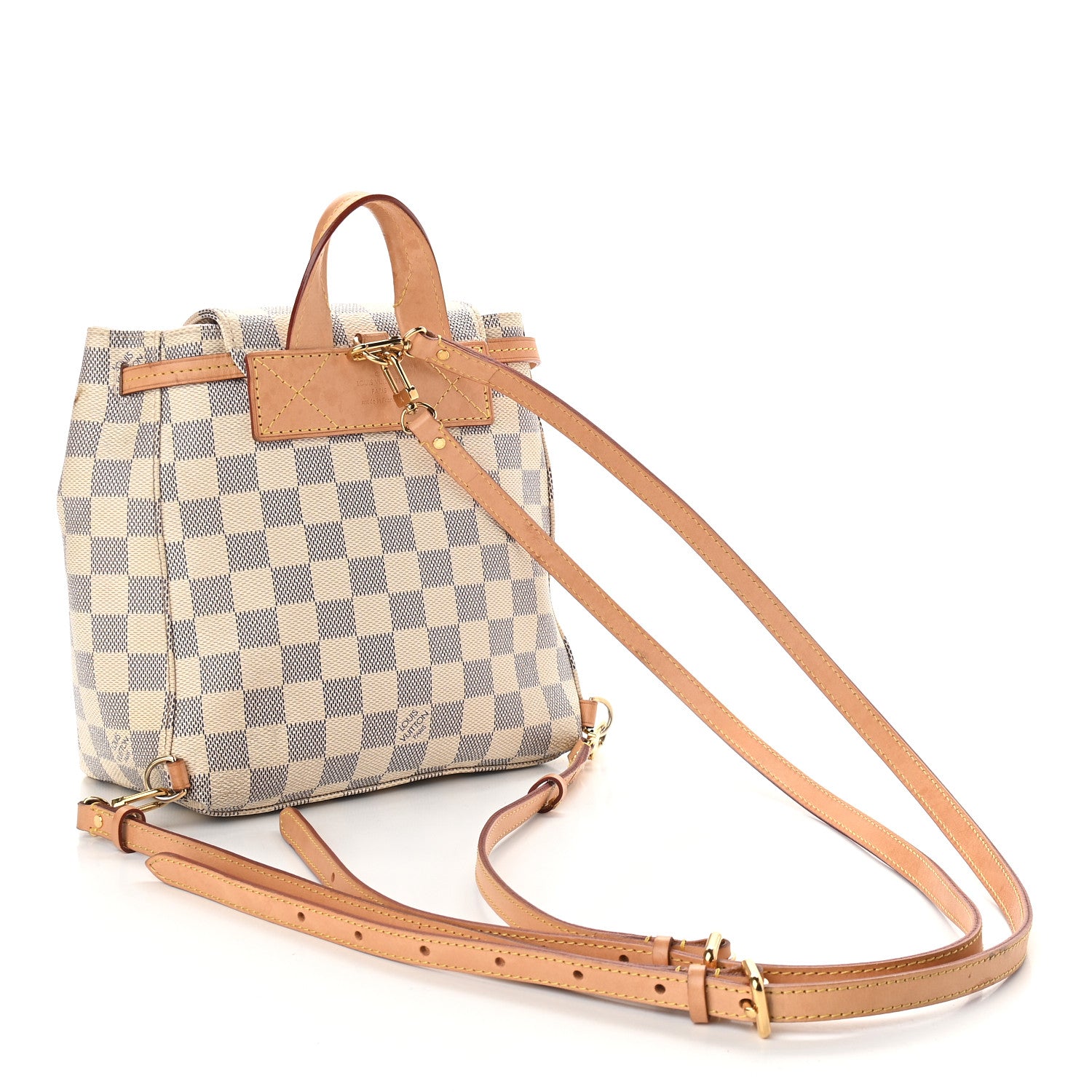 Louis Vuitton Damier Azur Sperone BB Backpack 3 of 8