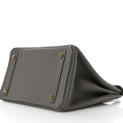 Hermes Togo Birkin 30 Gris Meyer 10 of 11