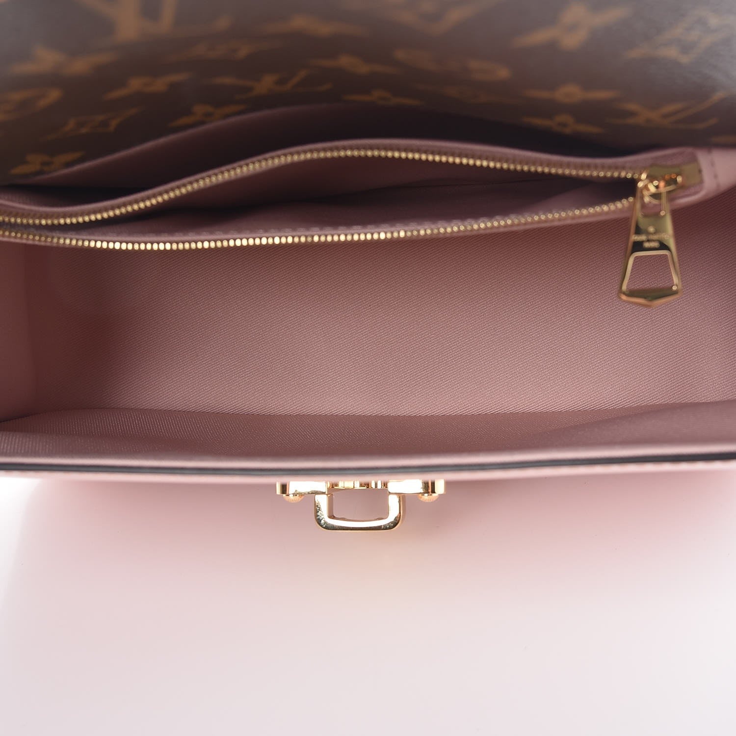 Louis Vuitton Patent Calfskin Monogram Cherrywood PM Rose Ballerine 6 of 8